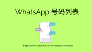 WhatsApp 号码列表